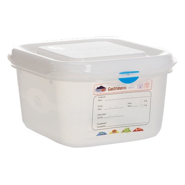 Araven Gastronorm Storage Container 1/6 100mm Deep 1.7L (Pack of 6)