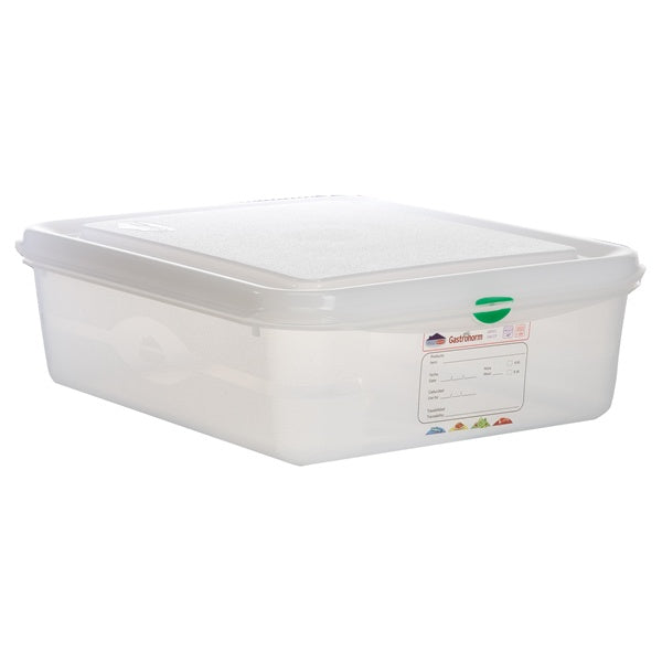 Araven Gastronorm Storage Container 1/2 100mm Deep 6.5L (Pack of 6)