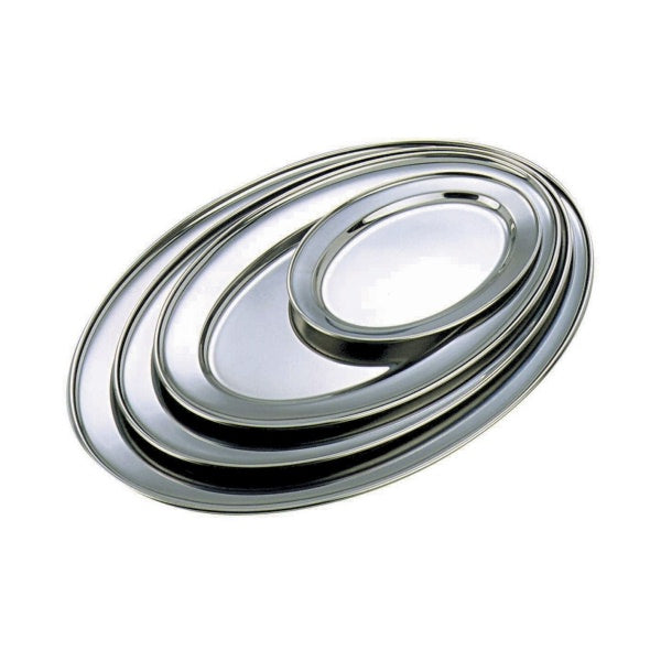 Stainless Steel Oval Flat 14"(11464) **