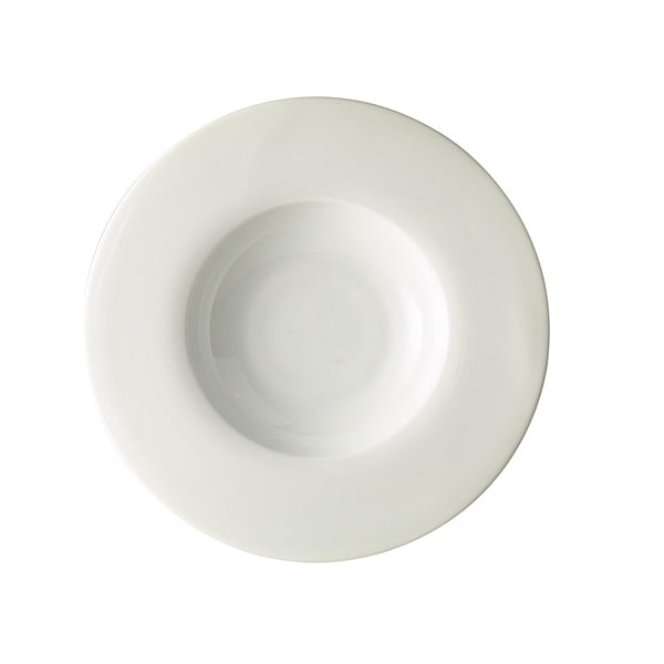 Genware Porcelain Wide Rim Pasta Plate 30cm/12"  (Pack of 6)