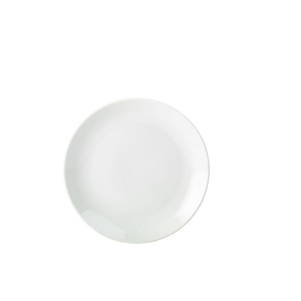 Genware Porcelain Coupe Plate 26cm/10.25"  (Pack of 6)