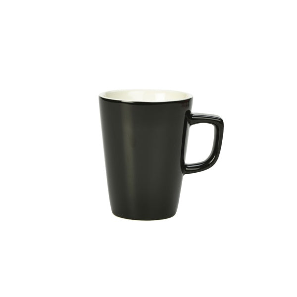 Royal Genware Latte Mug 34cl Black (Pack of 6)
