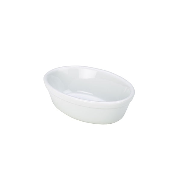 Royal Genware Oval Pie Dish 16cm White (Pack of 6)