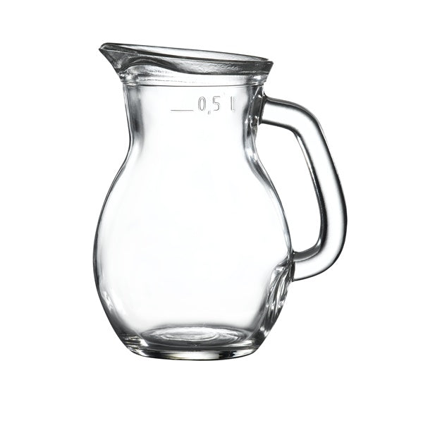 Classic Glass Jug 0.5L / 17.5oz (Pack of 6)
