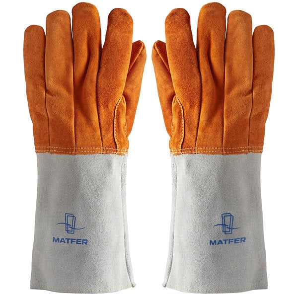 Matfer Oven Gloves Leather 7'' Forearm Portection