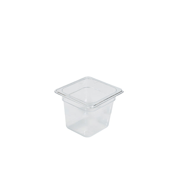 1/6 -Polycarbonate Gastronorm Pan 150mm Clear