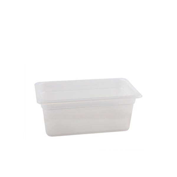 1/3 Size Polypropylene Gastronorm Pan 150mm Clear