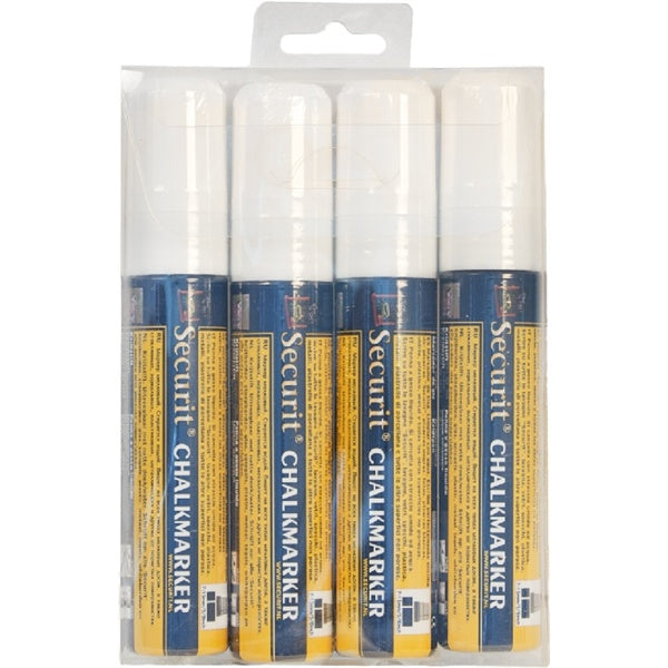 Chalkmarkers 4 Pack White Large