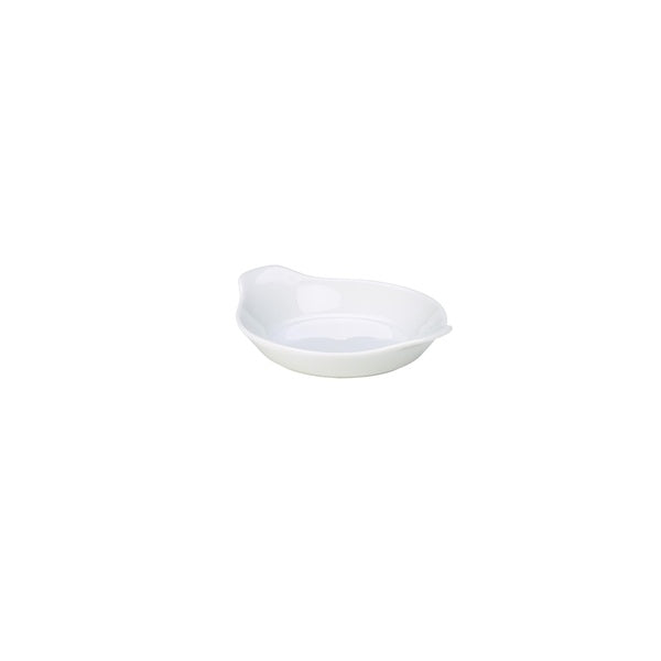 Royal Genware Round Eared Dish 21cm White (Pack of 6)