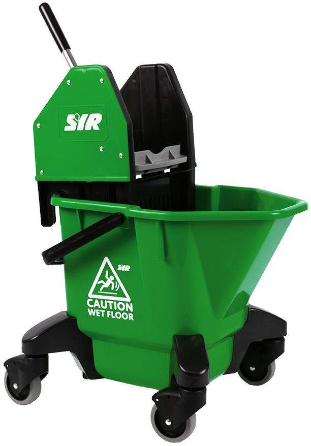 SYR Mop Bucket With Ringer 20 Litre Green