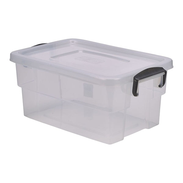 Storage Box 13L W/ Clip Handles (Pack of 4)