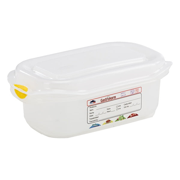 Gastronorm Storage Container 1/9 65mm Deep 0.6L (Pack of 6)