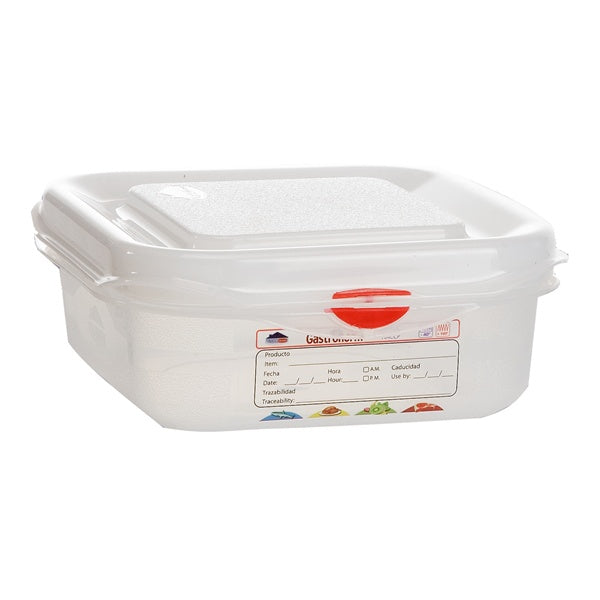 Gastronorm Storage Container 1/6 65mm Deep 1.1L (Pack of 6)