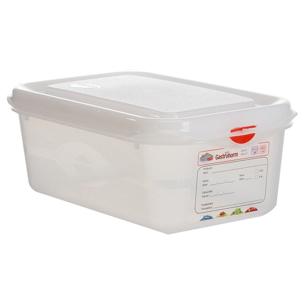 Araven Gastronorm Storage Container 1/4 100mm Deep 2.8L (Pack of 6)