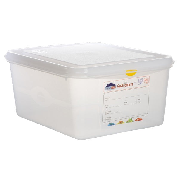 Araven Gastronorm Storage Container 1/2 150mm Deep 10L (Pack of 6)