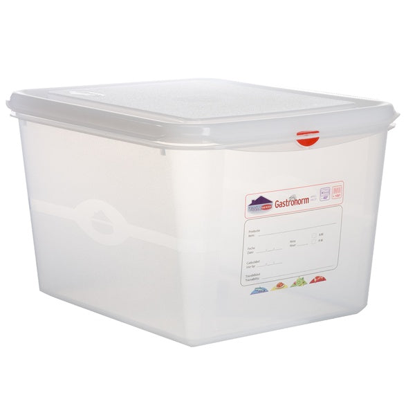 Gastronorm Storage Container 1/2 200mm Deep 12.5L (Pack of 6)