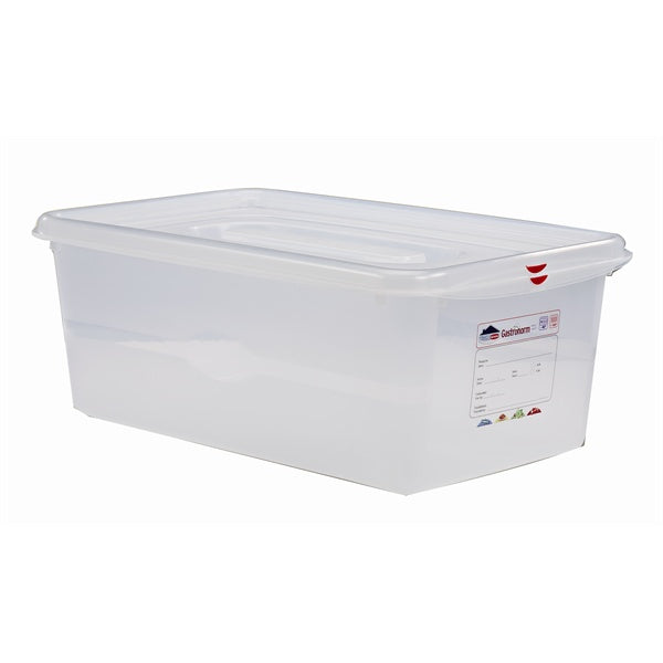 Araven Gastronorm Storage Container  Full Size 200mm Deep 28L (Pack of 6)