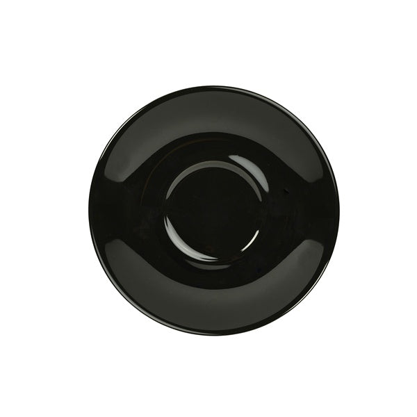 Royal Genware Saucer 16cm Black (Pack of 6)