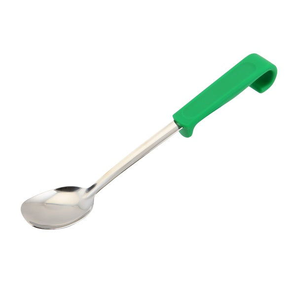 Genware Plastic Handle Small Spoon Green