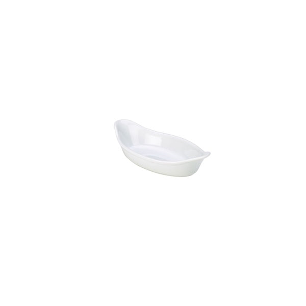 Royal Genware Oval Eared Dish 25cm White (Pack of 4)