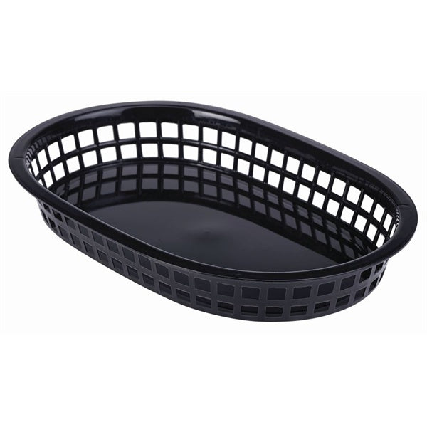 Fast Food Basket Black 27.5 x 17.5cm (Pack of 6)