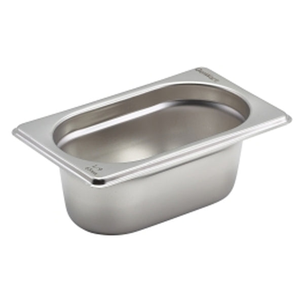 Stainless Steel Gastronorm Pan 1/9 - 65mm Deep