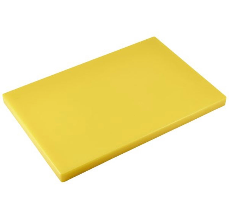 Yellow 1" Chopping Board 18 x 12"