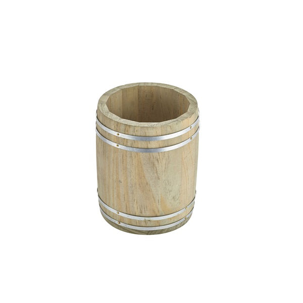 Miniature Wooden Barrel 11.5Ø x 13.5cm