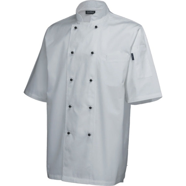 Superior Chef Jacket (Short Sleeve) White