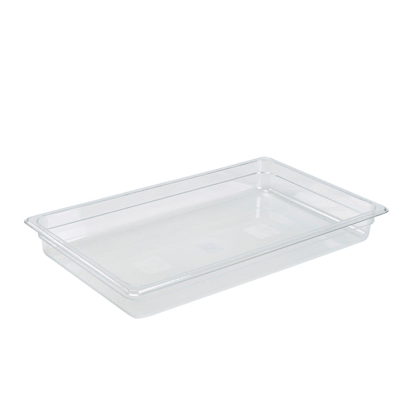Polycarbonate Gatronorm Pan Full Size 1/1 65mm Clear