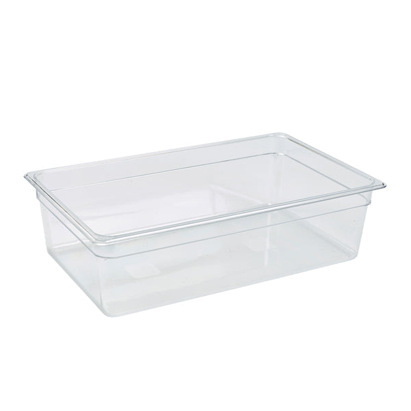Polycarbonate Gatronorm Pan Full Size 1/1 150mm Clear