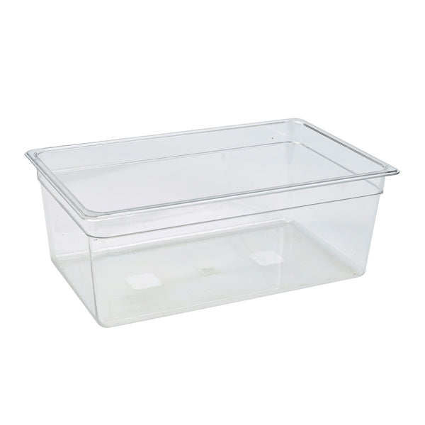Polycarbonate Gatronorm Pan Full Size 200mm Clear