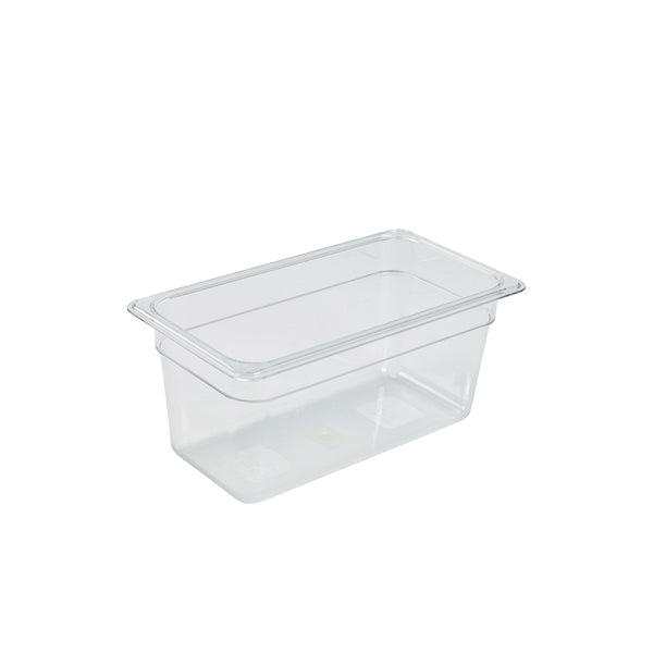 1/3 -Polycarbonate Gatronorm Pan 150mm Clear