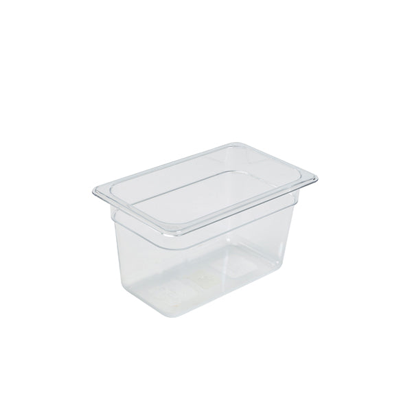 1/4 -Polycarbonate Gastronorm Pan 150mm Clear