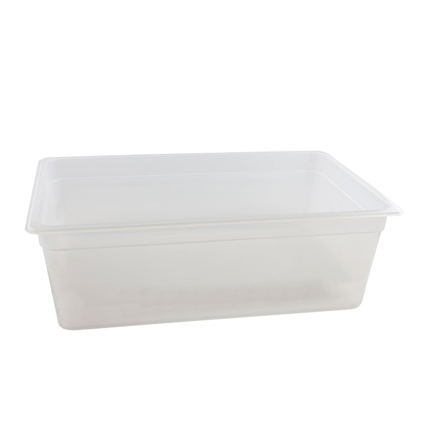 FULL SIZE -Polypropylene Gastronorm Pan 200mm Deep Clear