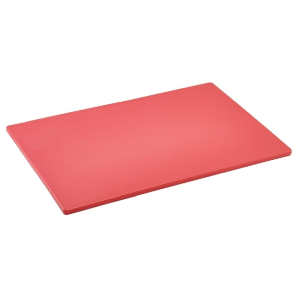 Red Poly Chopping Board 18 x 12 x 0.5"