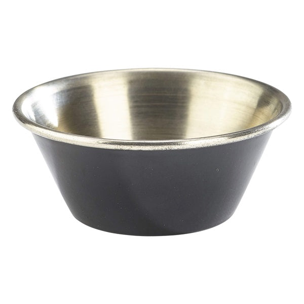 GenWare Black Stainless Steel Ramekin 43ml/1.5oz (Pack of 24)