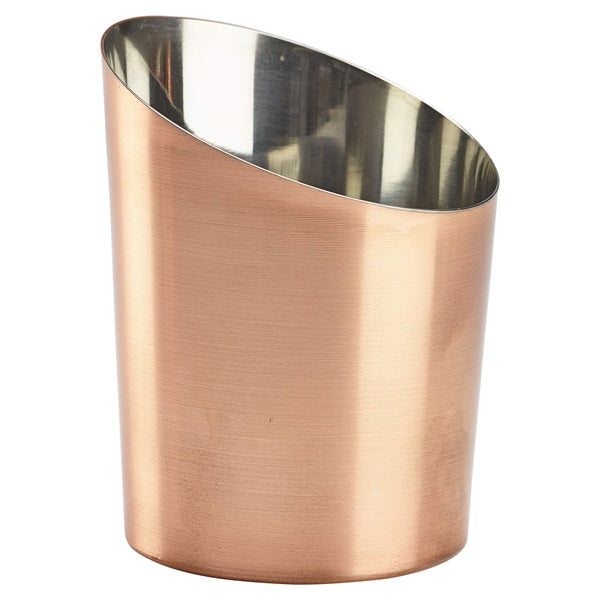 Copper Plated Angled Cone 11.6 x 9.5cm Ø
