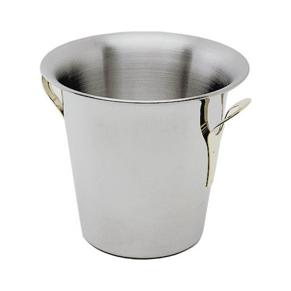 Stainless Steel Wine Bucket Tulip Design -Stainless Steel Handles
