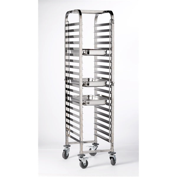 Stainless Steel  Gastronorm  FULL SIZE Trolley 20 Shelves