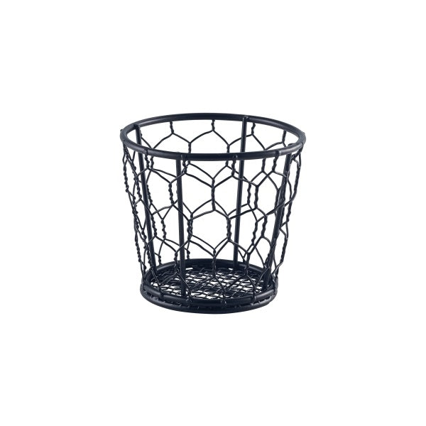 Black Wire Basket 10cm Ø